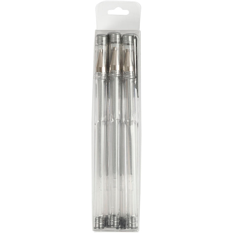 Creativ Company Gelstift, Strichstärke 0,8 mm, Silber, 6 Stück 1 Box