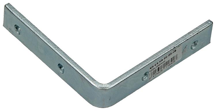 1003127 - schweres Quadrat verzinkt 100x20x5mm | 25 Stück