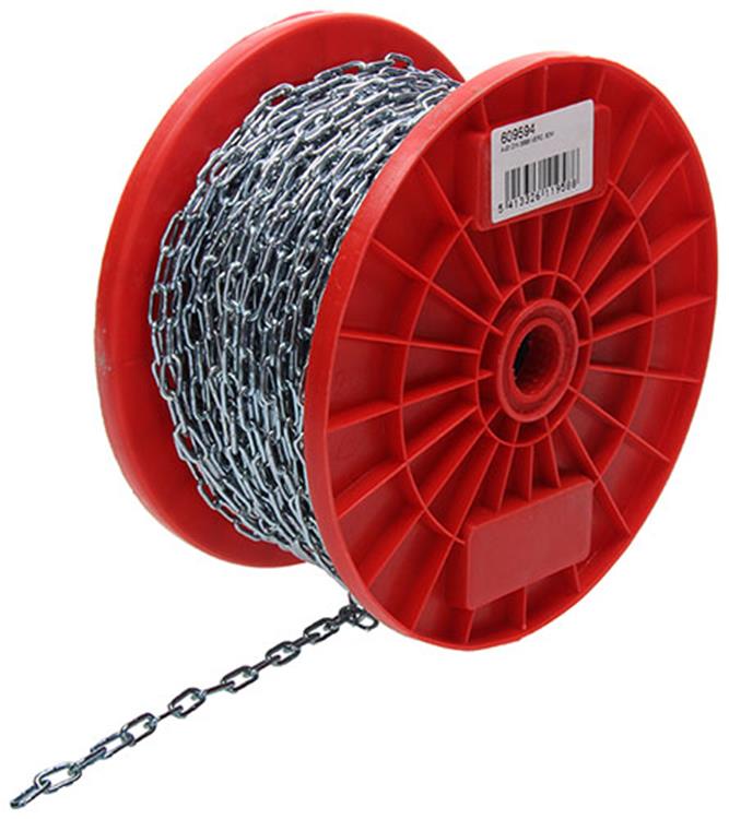 1013670 - Kettenglied kurz DIN5685-2ø 2mm L 12mm 60m WWL 20 kg | 60 Stück