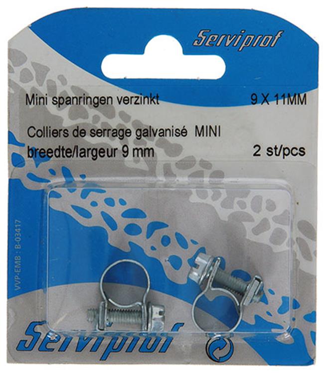 Mack 1011655 - 2 Mini-Spannringe verzinkt 9x11mm | 10 Stück