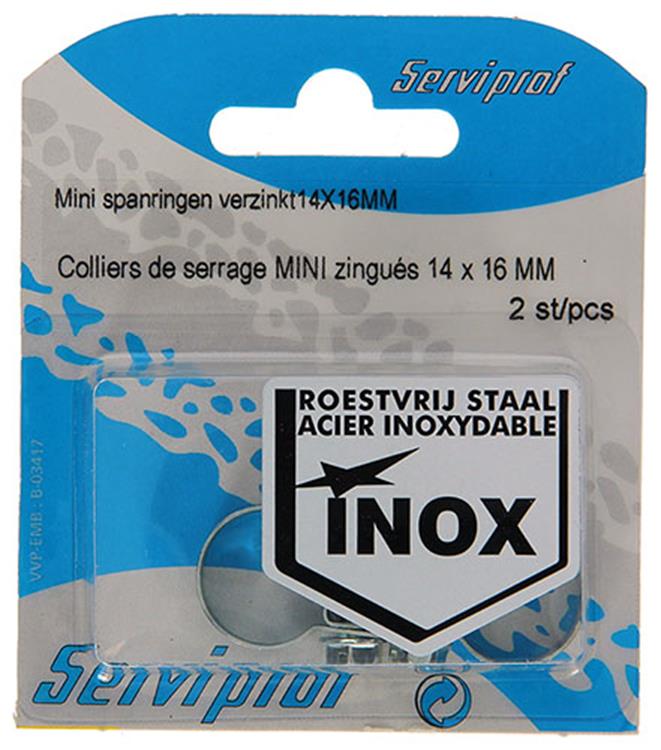 Mack 1011685 - 2 Mini-Spannringe verzinkt 14x16mm | 10 Stück