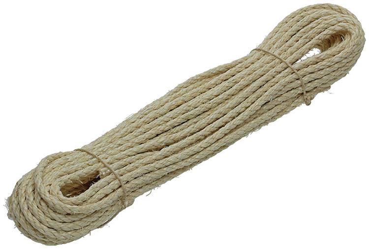 Mack 1014926 – gedrehter Sisalstrang, ca. 6 mm. 20m | 5 Stück
