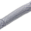 Mack 1014930 - PP-Geflecht, weiß, blau, Litze, 2 mm, 20 m | 5 Stück