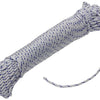 Mack 1014930 - PP-Geflecht, weiß, blau, Litze, 2 mm, 20 m | 5 Stück