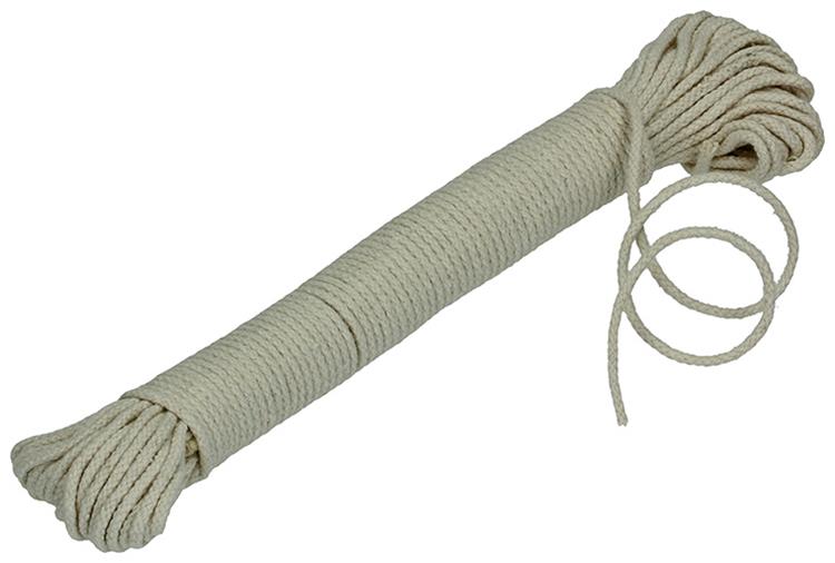 Mack 1014951 - Baumwoll-Verbindungsseil 2mm-20m | 5 Stück