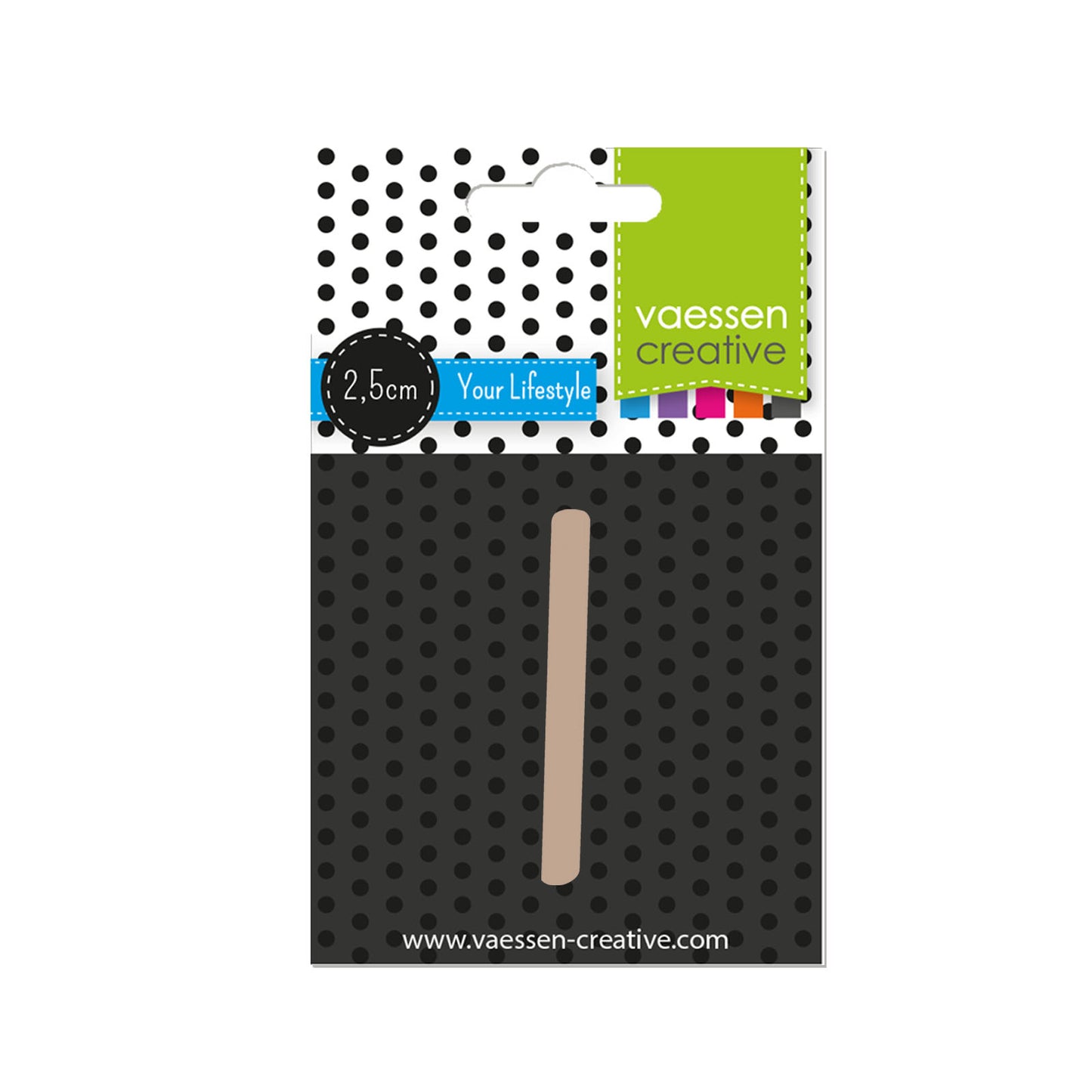 Vaessen creative • Holznummer 1 2,5 cm x 3 mm