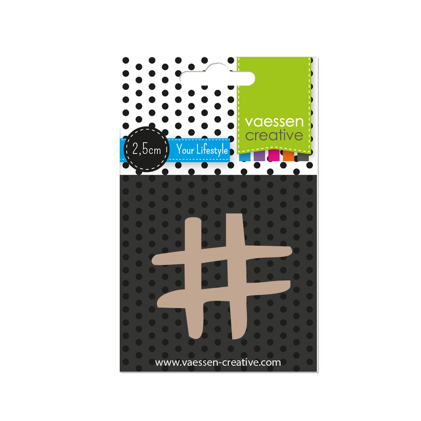 Vaessen creative • Satzzeichen aus Holz 2,5 cm x 3 mm #