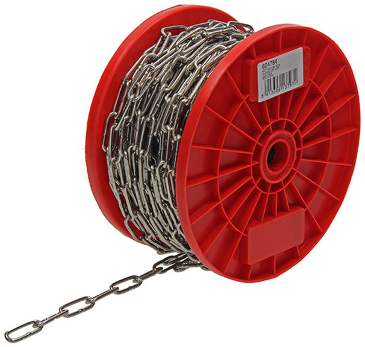 1015114 - kett. Edelstahl sch. lang din5685-1ø 3mm l 26mm 30m wwl 40 kg | 30 Stück