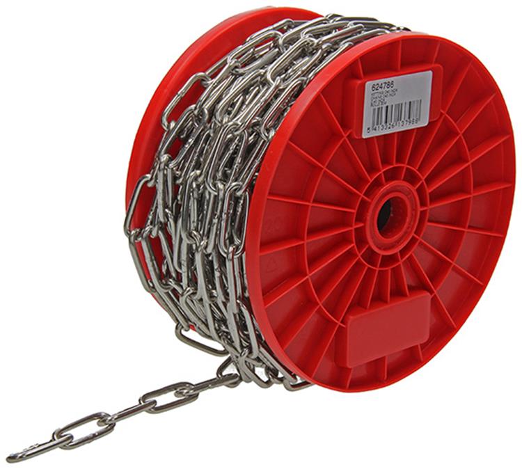 1015115 - kett. Edelstahl sch. lang din5685-1ø 4mm l 32mm 20m wwl 80 kg | 20 Stück