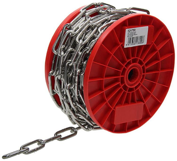 1015116 - kett. Edelstahl sch. lang din5685-1ø 5mm l 35mm 15m wwl 125 kg | 15 Stück