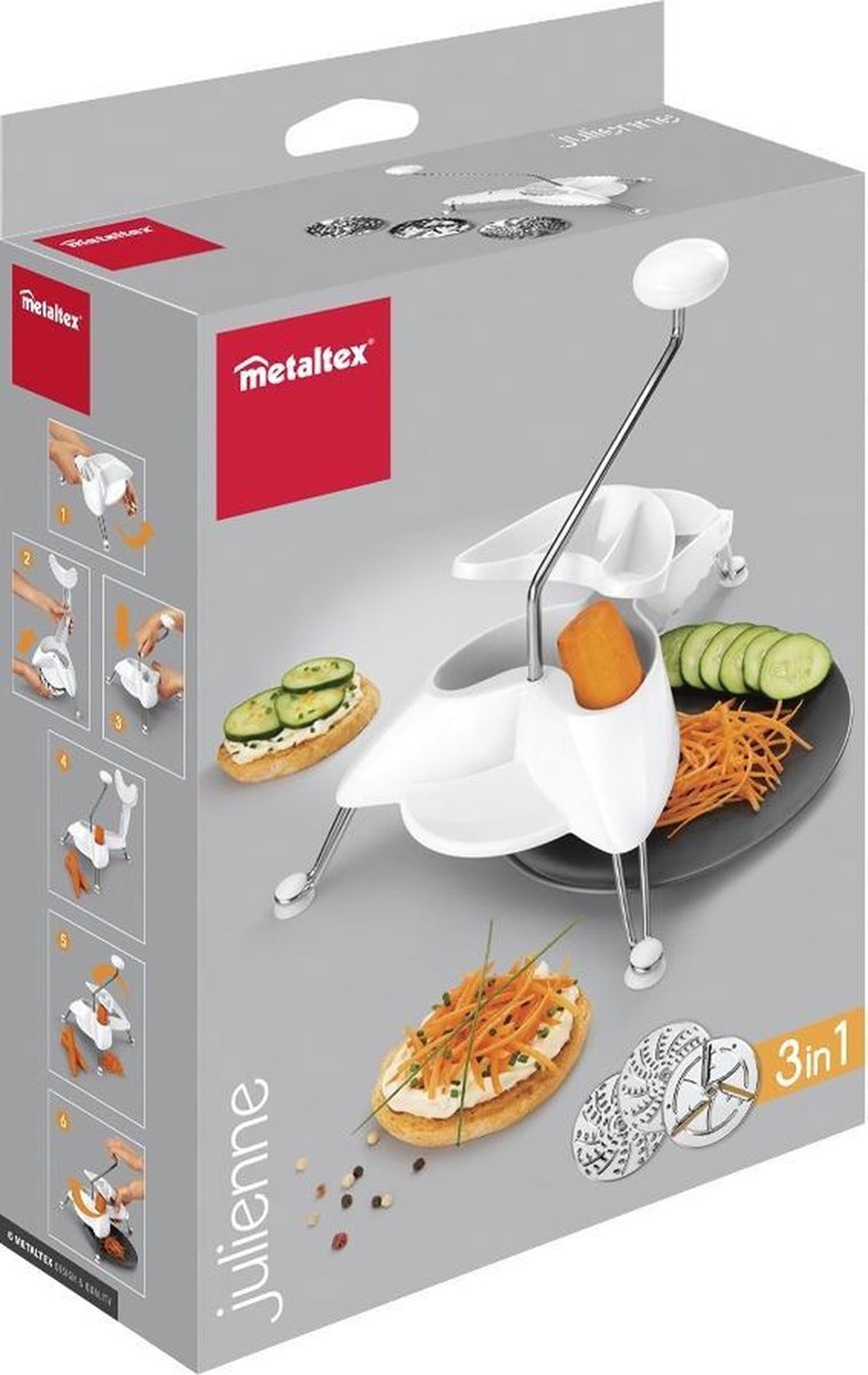 Metaltex Julienne 3-in-1-Gemüseschneider