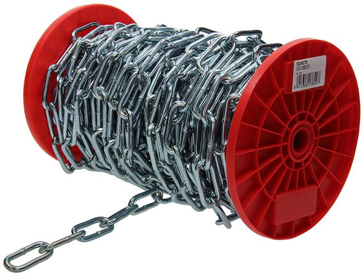 1015131 - Kettenglied lang DIN5685-1ø 6mm L 42mm 25m WWL 160 kg | 25 Stück