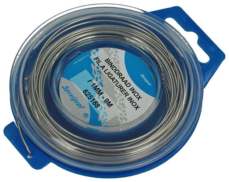 Mack 1015188 - Bindedraht Edelstahl Hobby ø1mm - 9m | 6 Stück