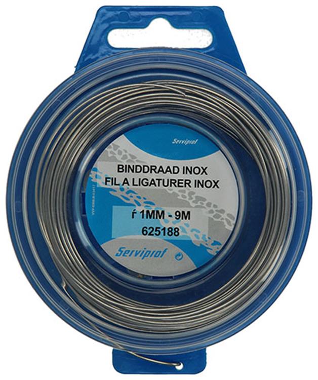 Mack 1015188 - Bindedraht Edelstahl Hobby ø1mm - 9m | 6 Stück