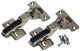 Mack 1013908 – 2 automatische Klickscharniere 9 mm + Kreuzpl. | 5 Stück