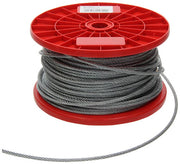 1015568 - verzinktes Stahlseil 7x7 100m 4mm Tragkraft 160 kg DIN EN 12385-4 | 100 Stück - afbeelding 2