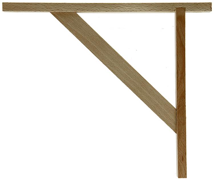 1015579 - verstärkte Konsole Buche 280x230mm | 10 Stück