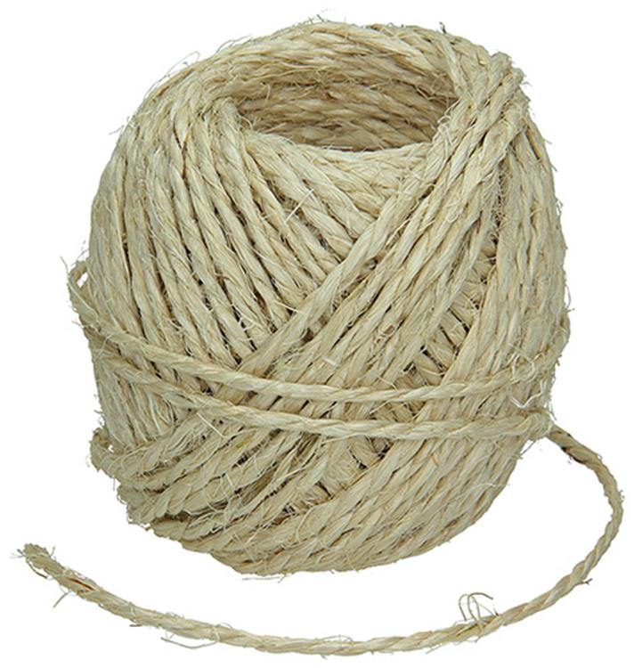 Mack 1013951 - Packseil-Sisalspule 3mm ca. 22m | 10 Stück