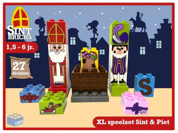 Sintbricks Sint Bricks bauen Ihren eigenen Sint und Piet XL