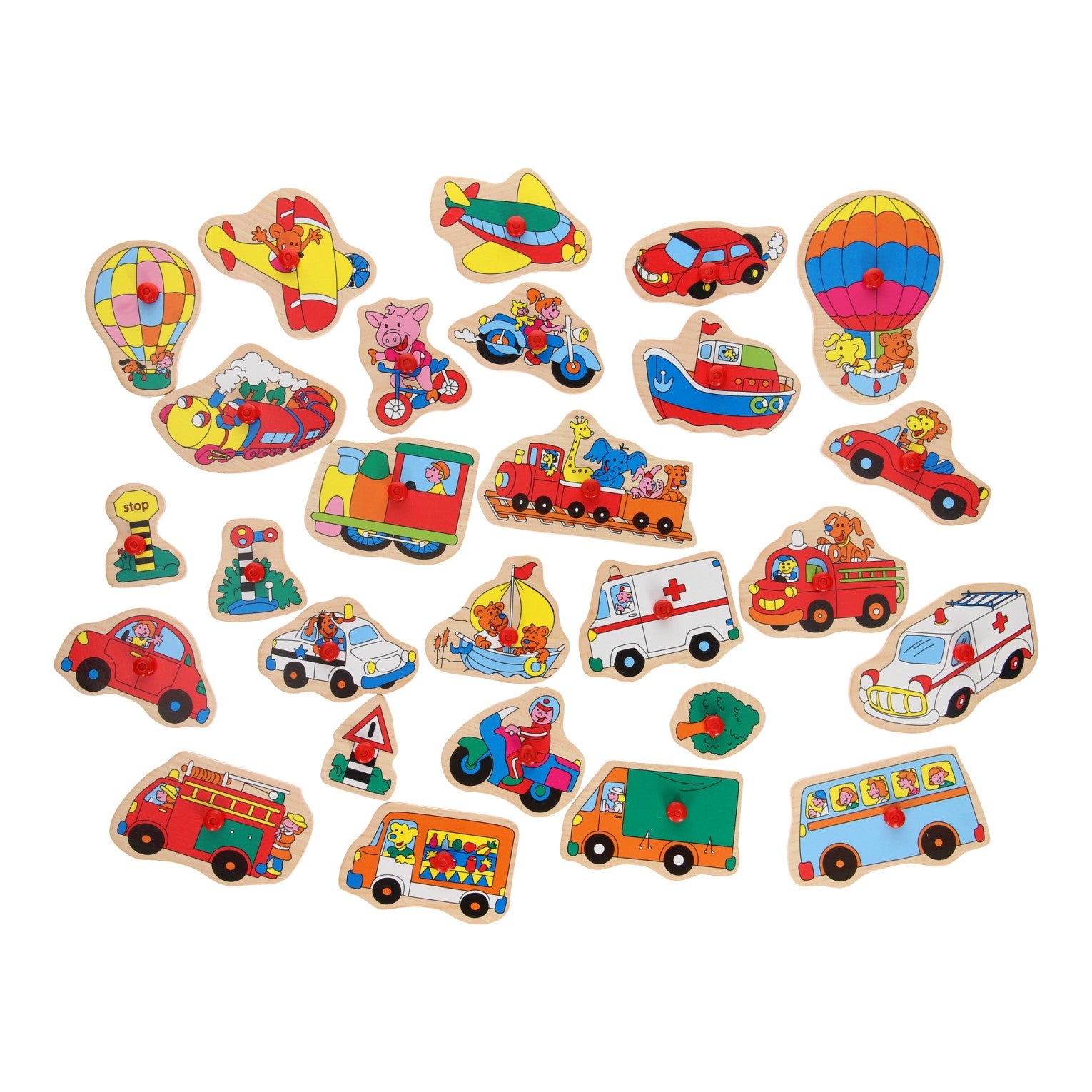 Hölzerne Stollen Puzzle XL Farm
