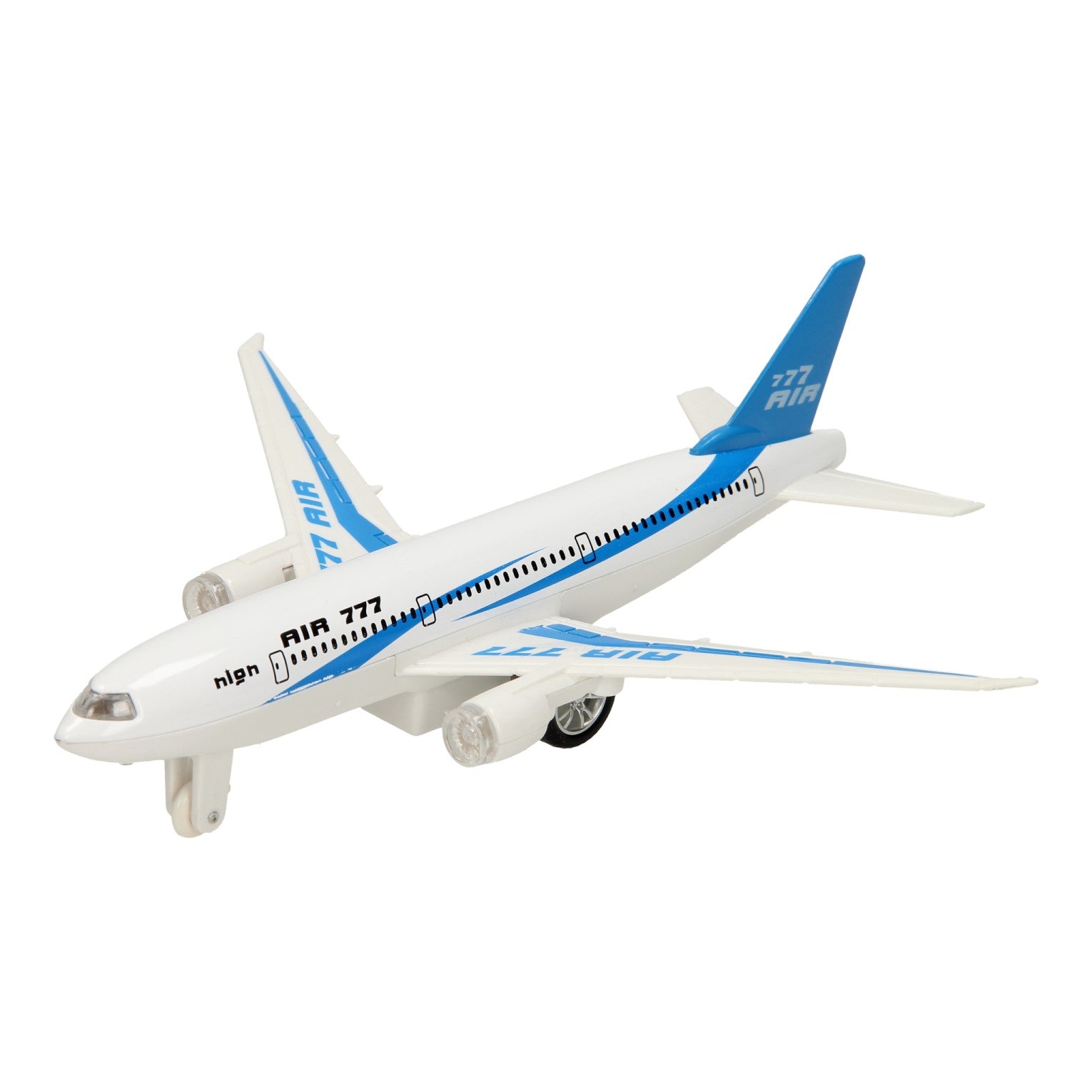 Flugzeugstirschen mit leichtem Geräusch