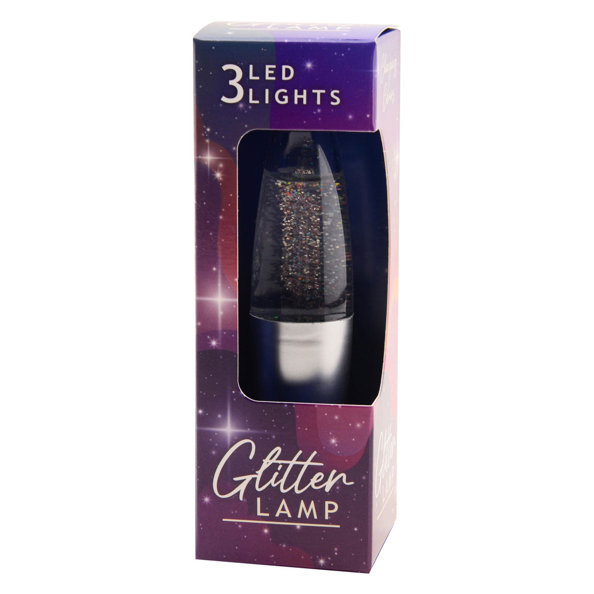 Johntoy Lavalamp Glitzer mit Licht