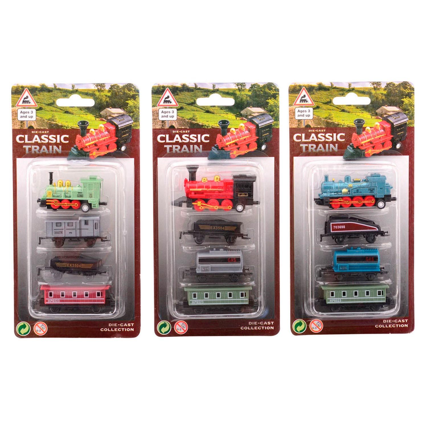Die Cast-Pullback-Lokomotive