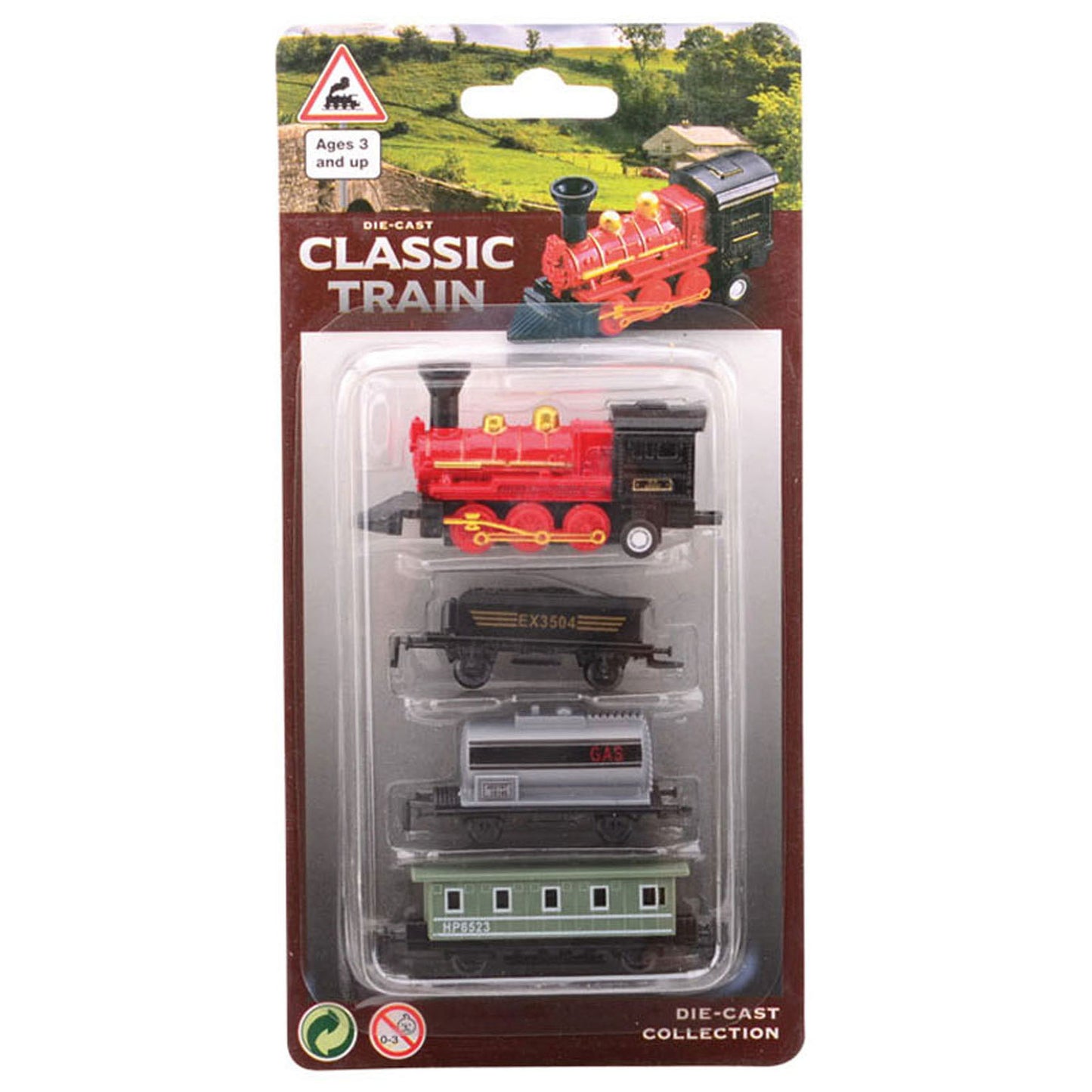 Die Cast-Pullback-Lokomotive