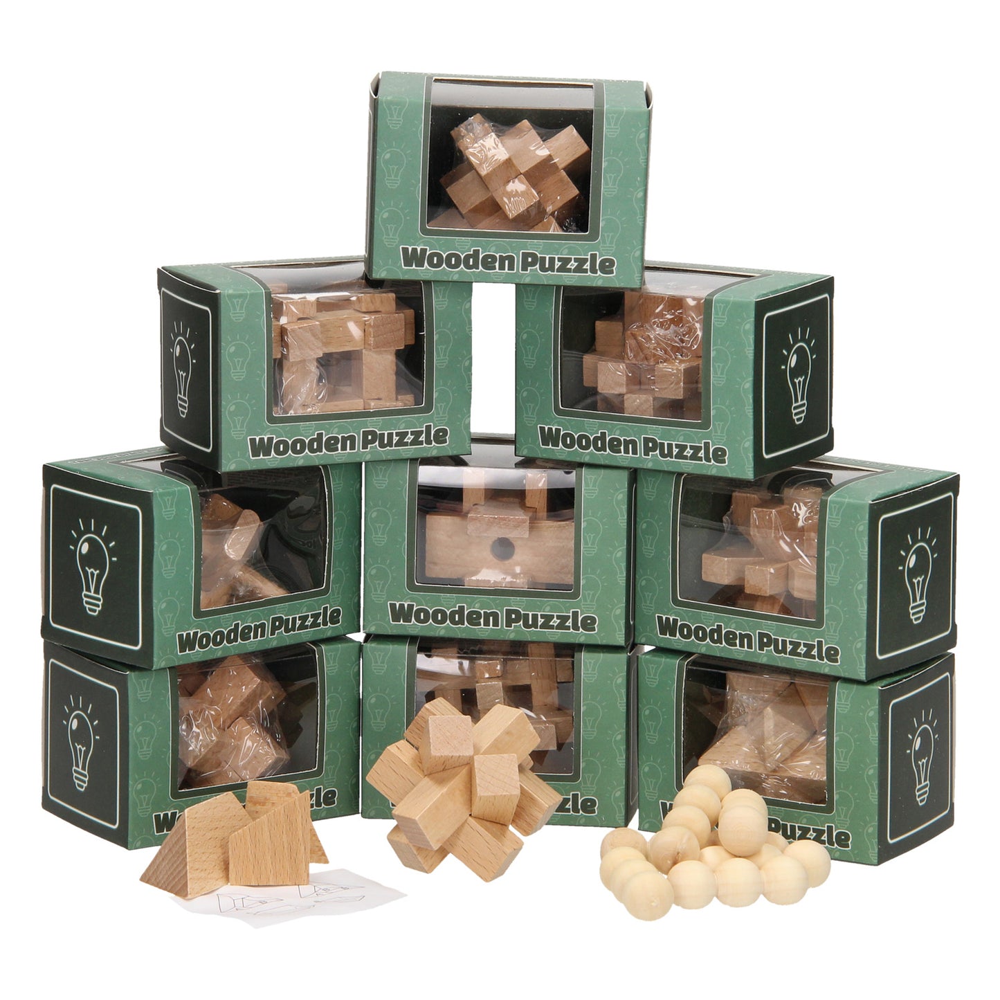 Johntoy Holzhirn Cracker