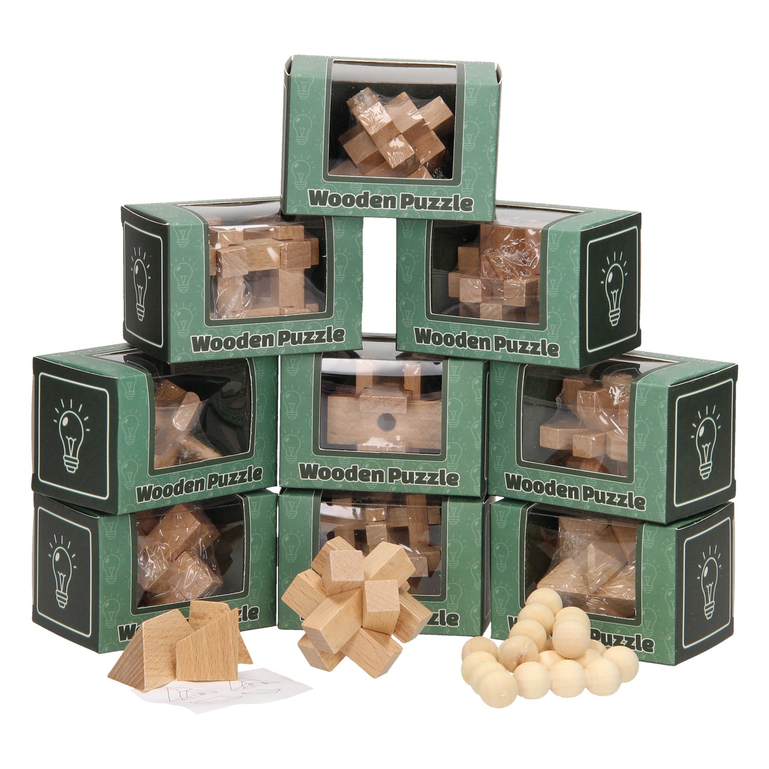 Johntoy Holzhirn Cracker
