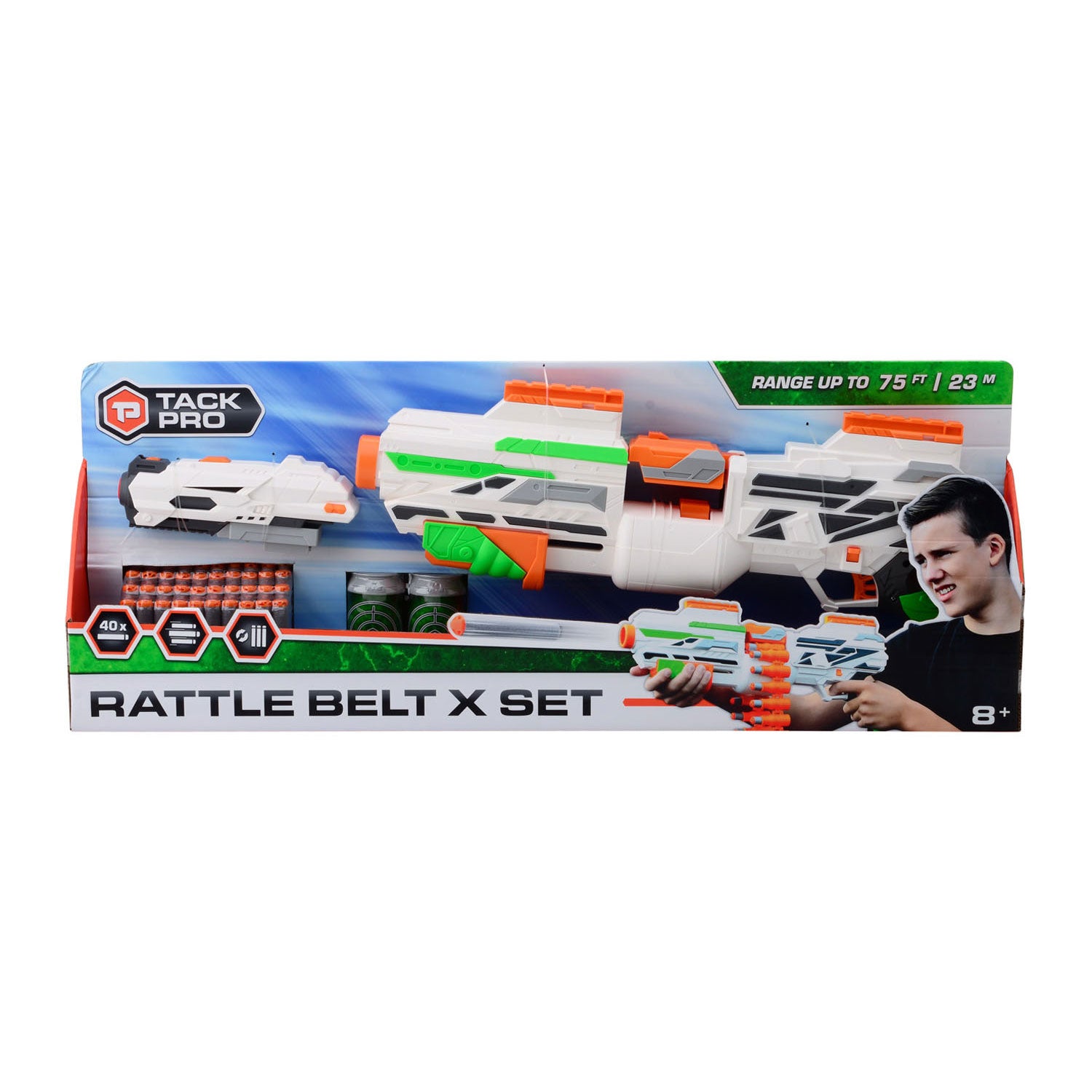 Tack Pro Tack Rattle Belt X Set mit 40 Darts und Zubehör