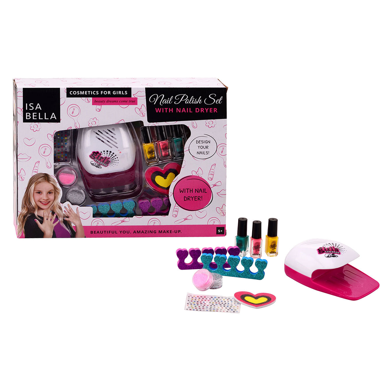 Johntoy Isabella Nagellackset mit Nageldroger