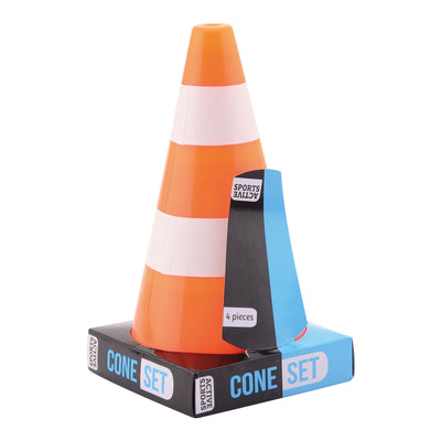 Sportaktives Oranje Witte Pylonnen, 4st.