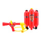 Johntoy Fire Department Water Pistole mit Panzer