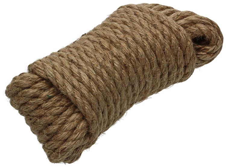 Mack 1013967 - Juteseil gedrehter Strang 8mm 10m | 5 Stück