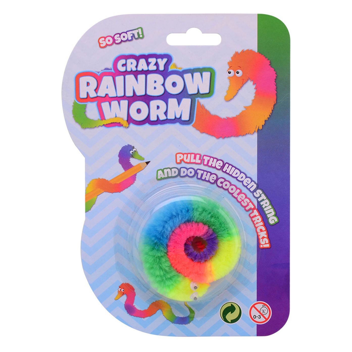 Johntoy magischer Wurm Regenbogen