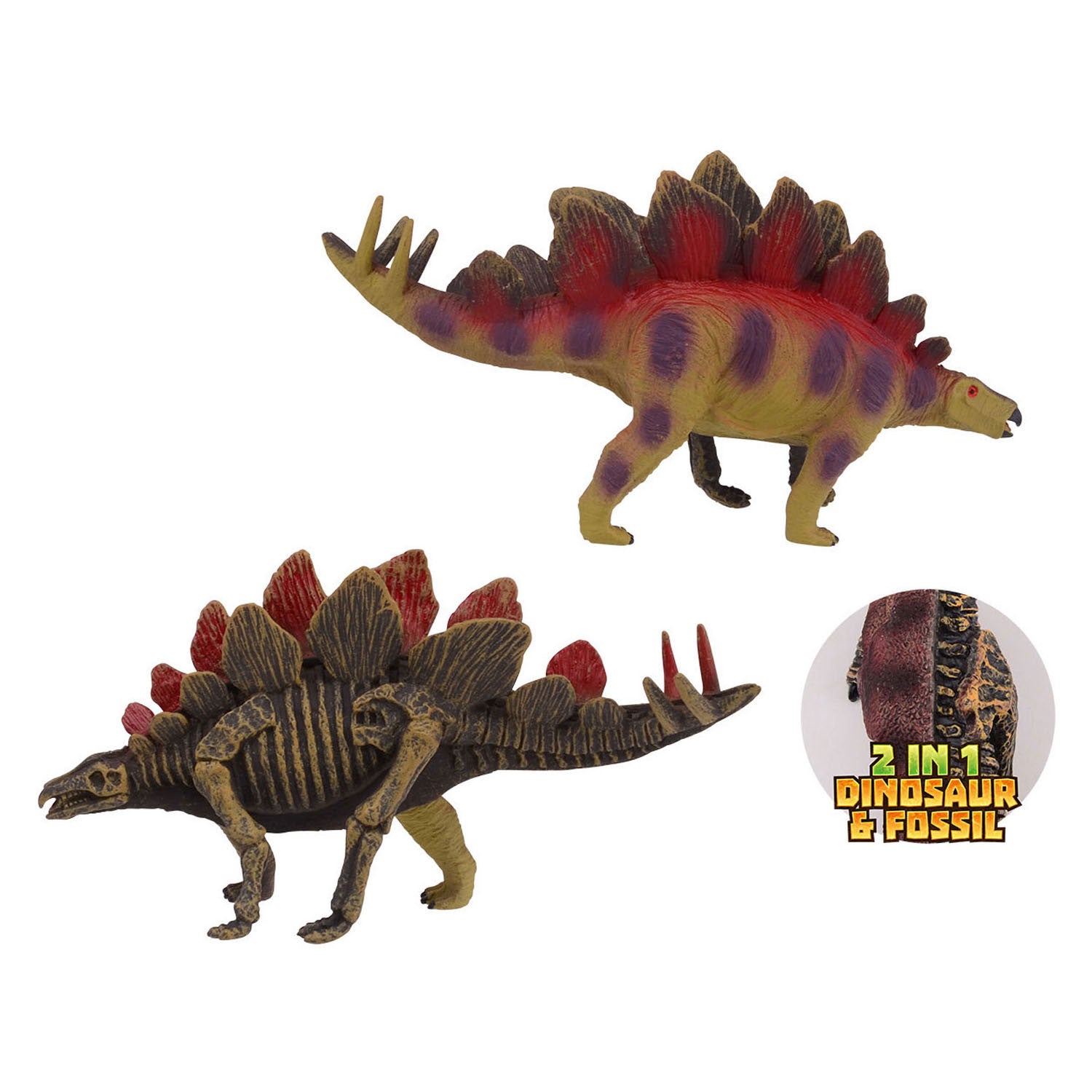 Johntoy Tierwelt Zweiseitiger Dinosaurier - Stegosaurus