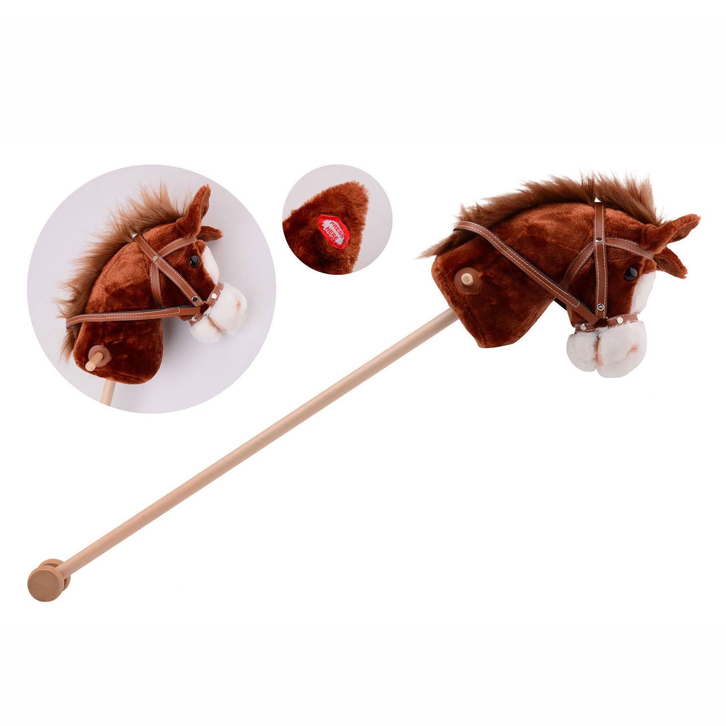 Johntoy Plicken Hobby Horse mit Ton