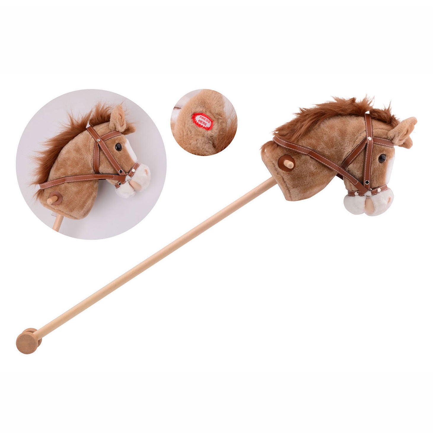 Johntoy Plicken Hobby Horse mit Ton