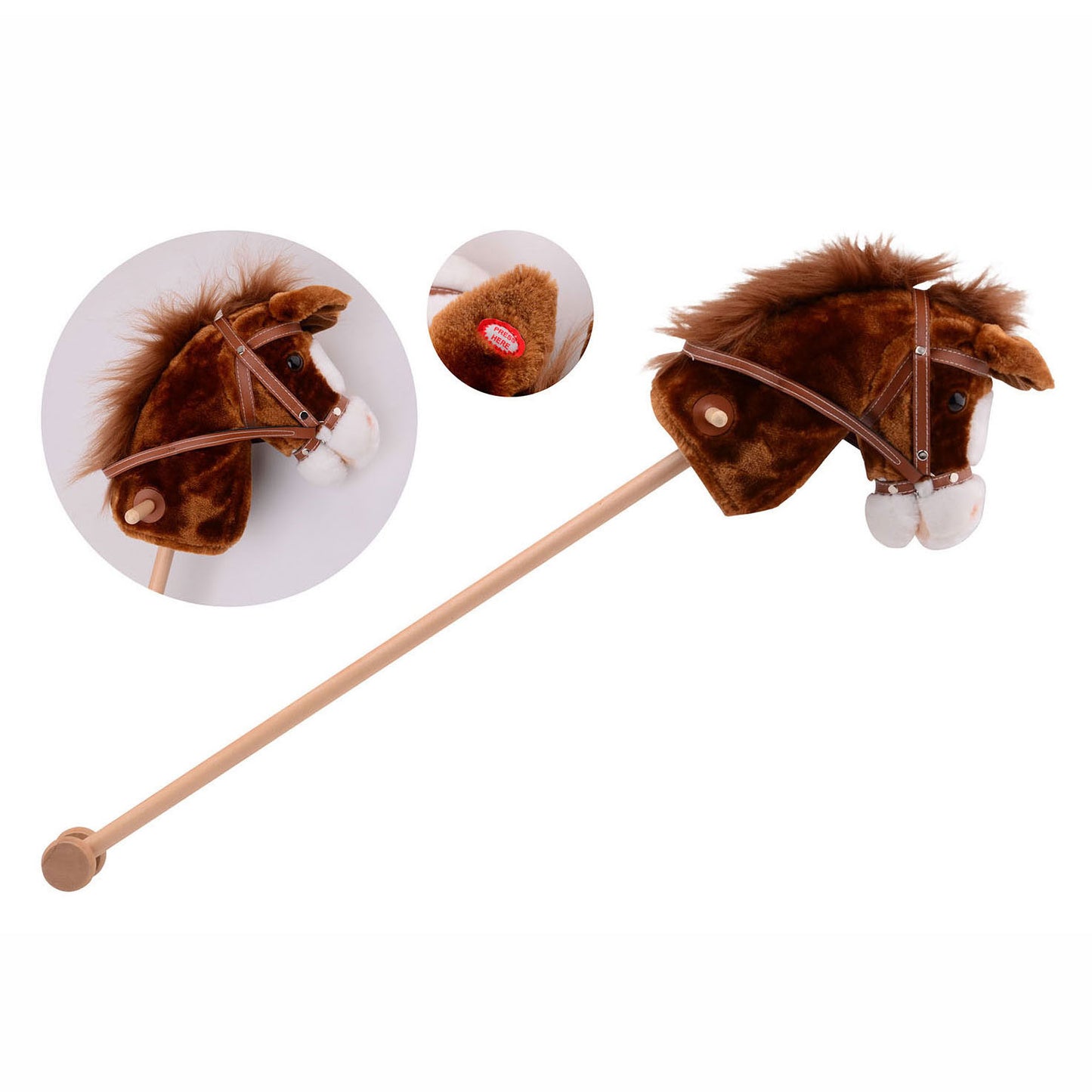 Johntoy Plicken Hobby Horse mit Ton