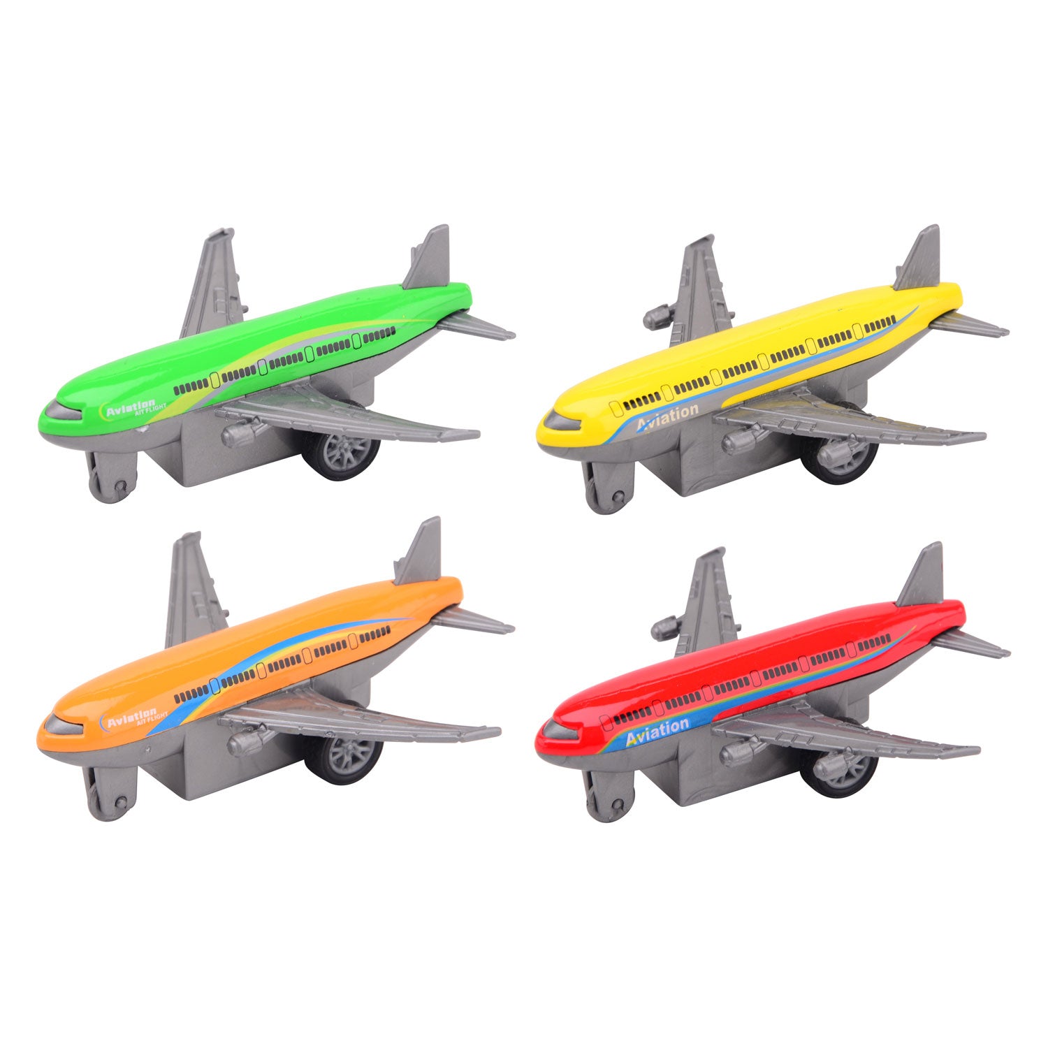 Pull-Back Die-Cast-Flugzeuge, 4..