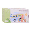JoUeco Wooden Retro Beach Bus mit Accessoires