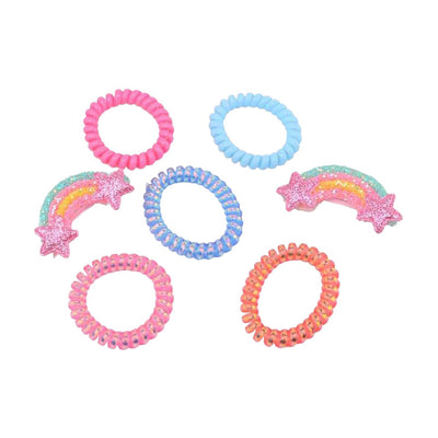 Johntoy Haarschmuck im Becher-Geschenkset, 7-teilig.