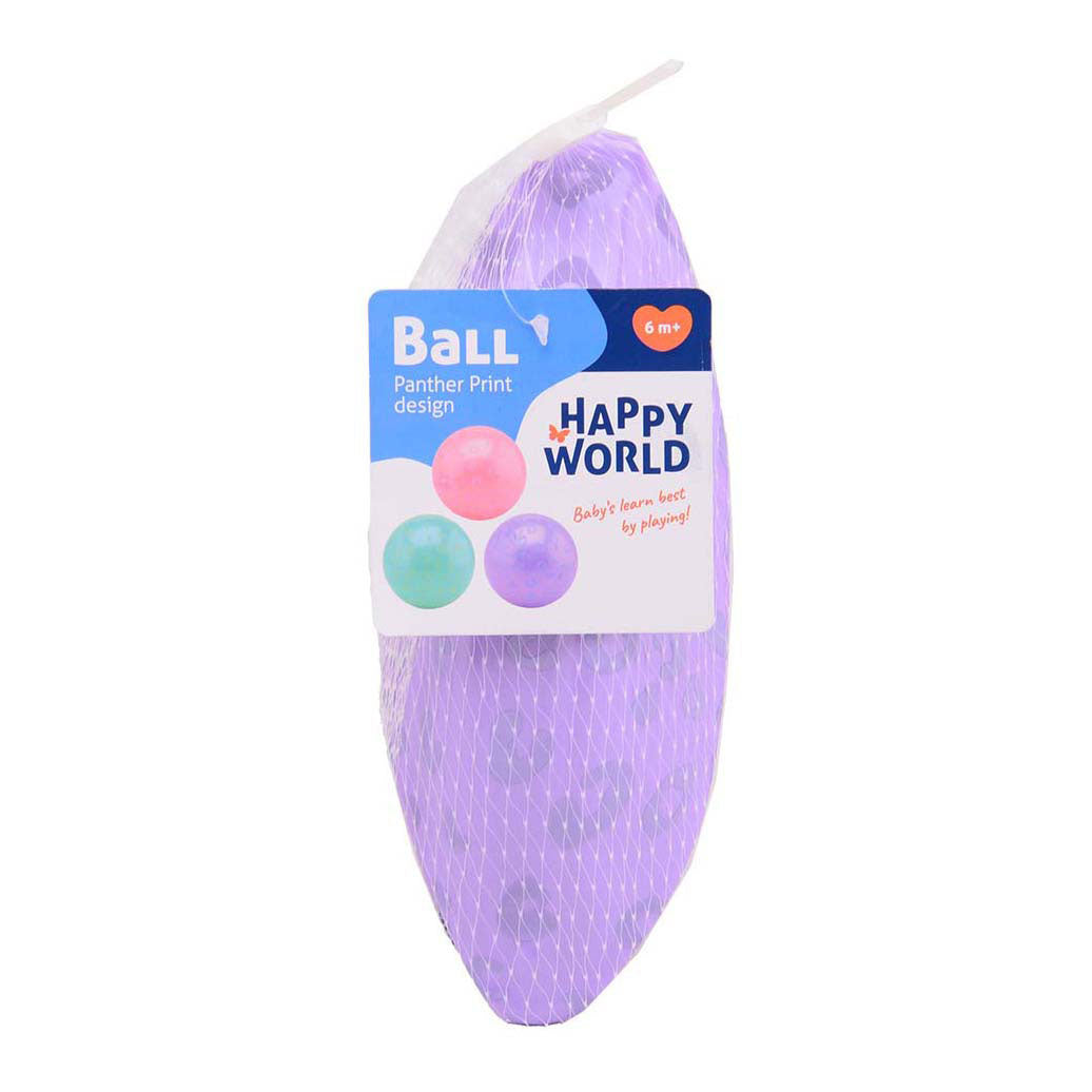Happy World Panter Print Playball, 85 Gramm