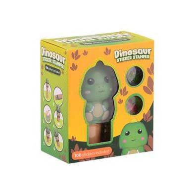 Johntoy Dinosaurier-Aufkleberstempel