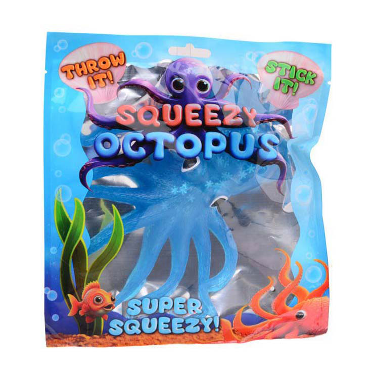 Johntoy klebriger Oktopus im Folienbeutel