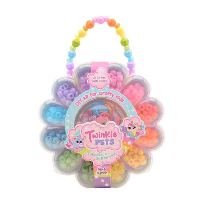 Johntoy Twinkle Pets – Perlenset in Blumenbox