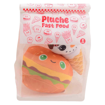 Johntoy Plüsch Fast Food - 2 Stk