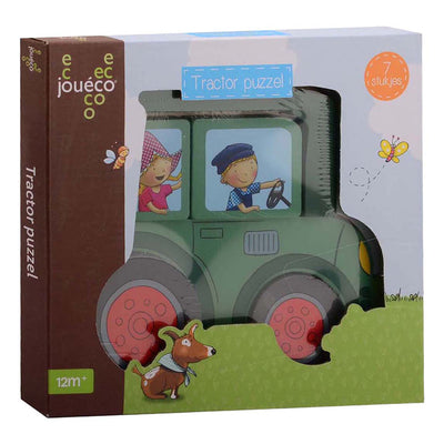 Johntoy jouéco® fien teun Traktor-Puzzle aus Holz