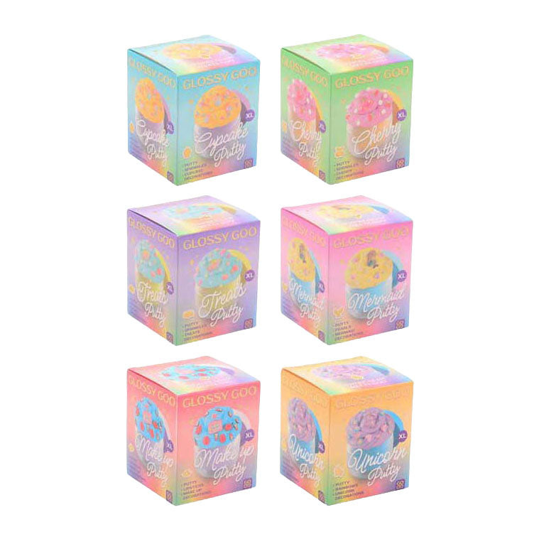 Johntoy Glossygoo Beauty Putty XL Nachfüllung (6er-Pack)